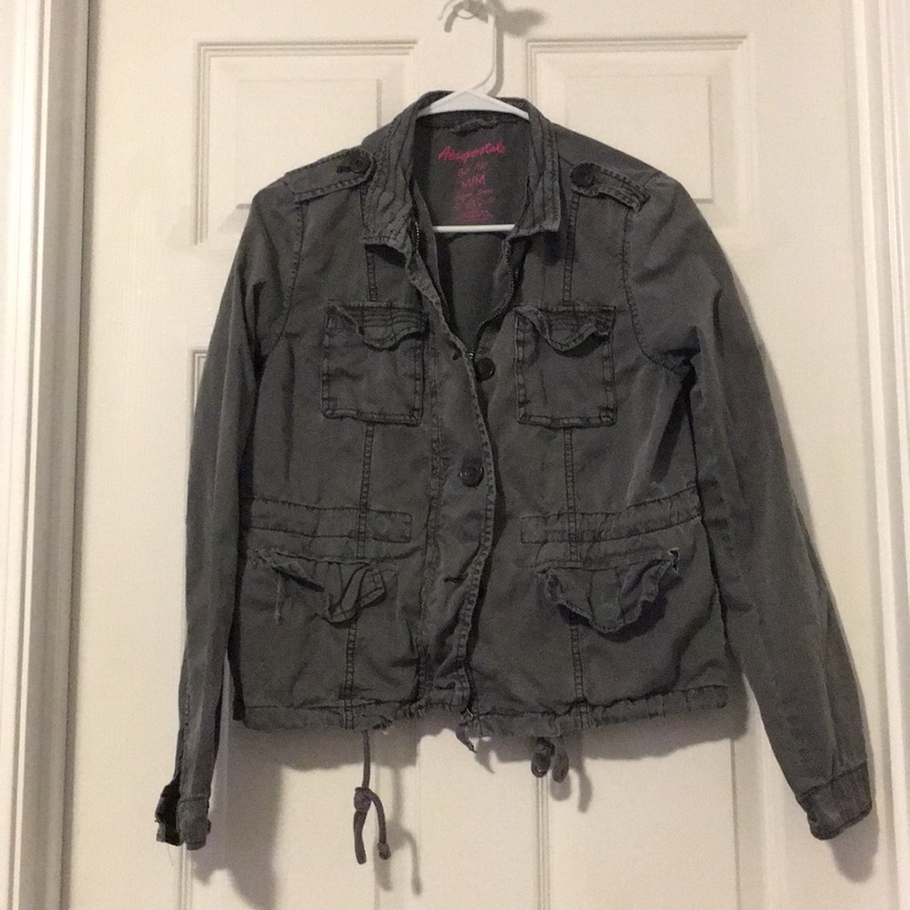 5/$20💙 Green Aeropostale jacket